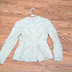 Endien ltd size 8 jacket blouse long sleeve vintage